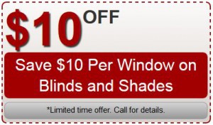 Blinds & Shades Coupon Specials