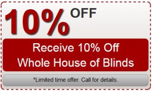 Whole House Blinds Coupon Specials